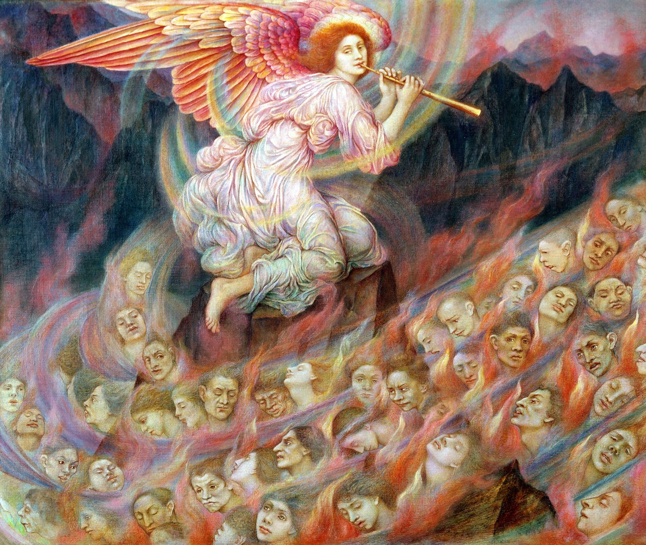 Engel des Todes, 1897 von Evelyn De Morgan