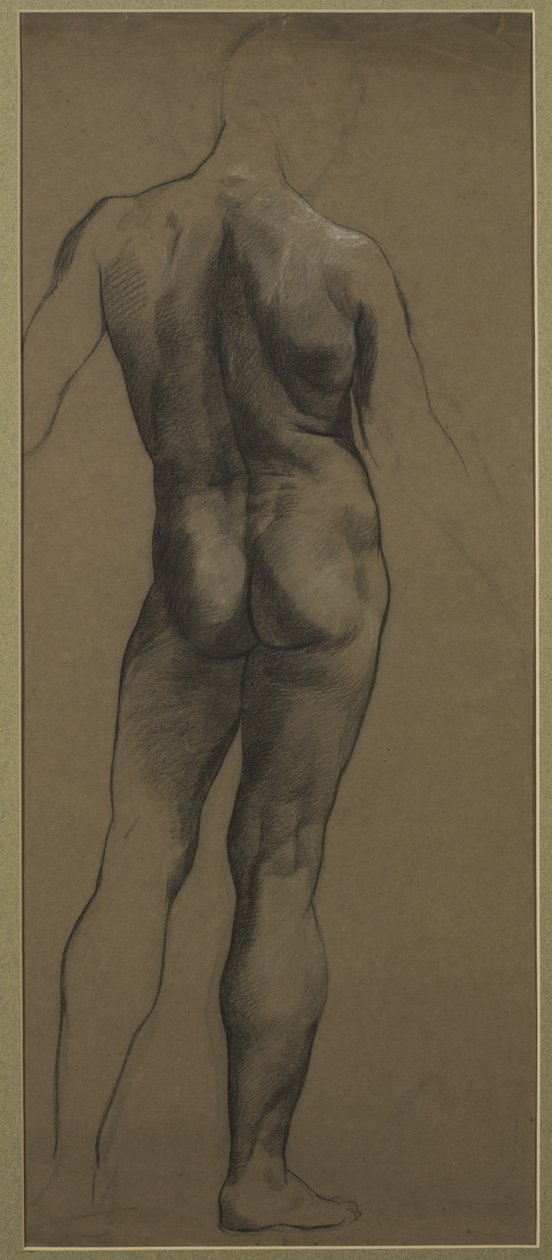 Studie eines männlichen Aktes von Evelyn De Morgan