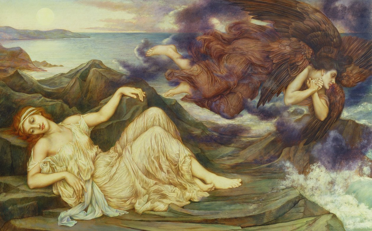 Hafen nach stürmischen Meeren, 1905 von Evelyn De Morgan