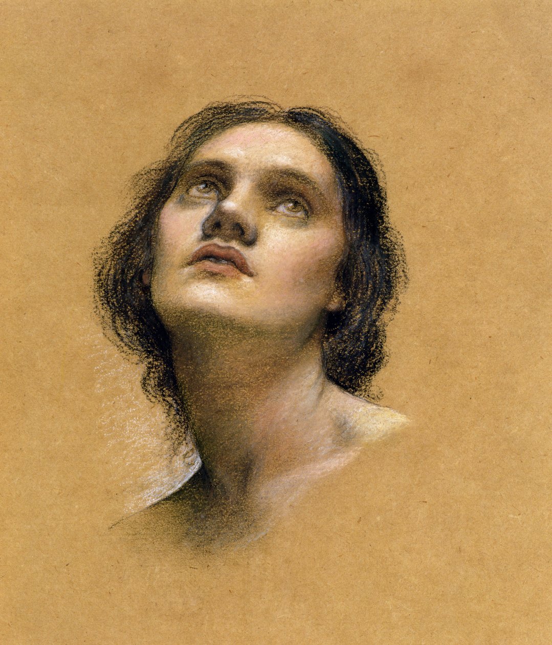Studie eines Kopfes von Evelyn De Morgan
