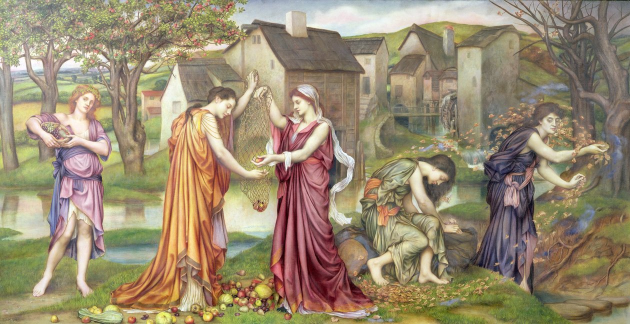 Der Rhythmus des Herbstes, 1905 von Evelyn De Morgan
