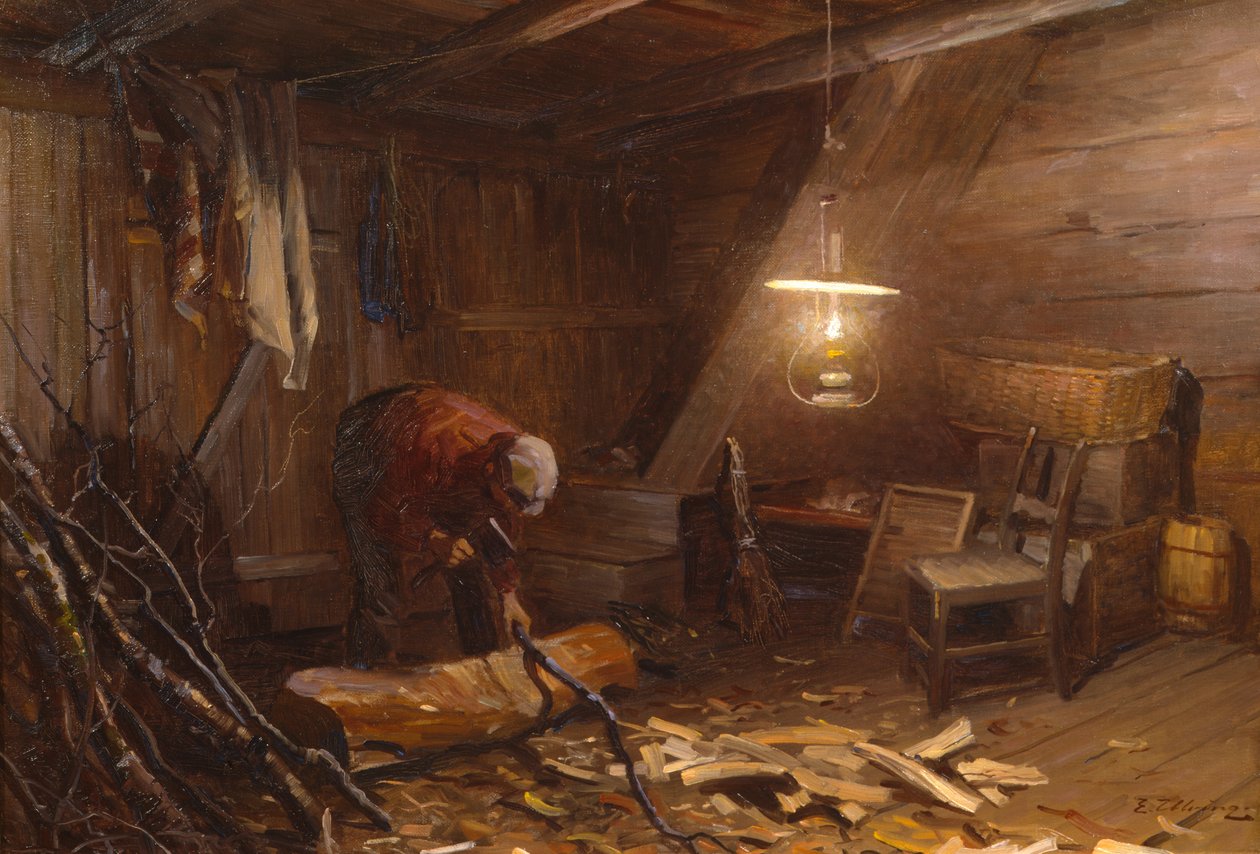 Holzfäller von Even Ulving