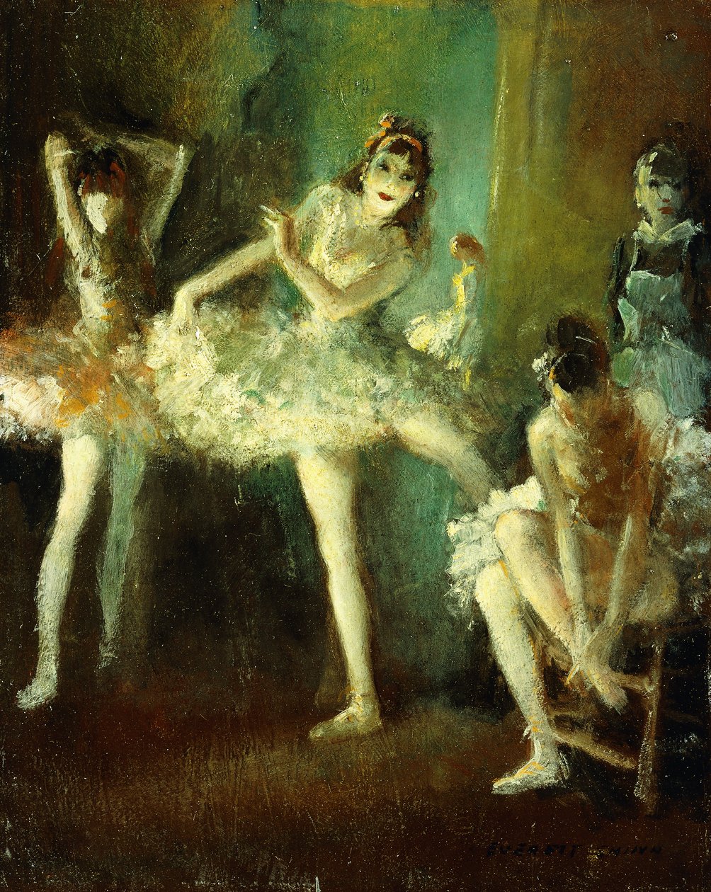 Ballettmädchen von Everett Shinn
