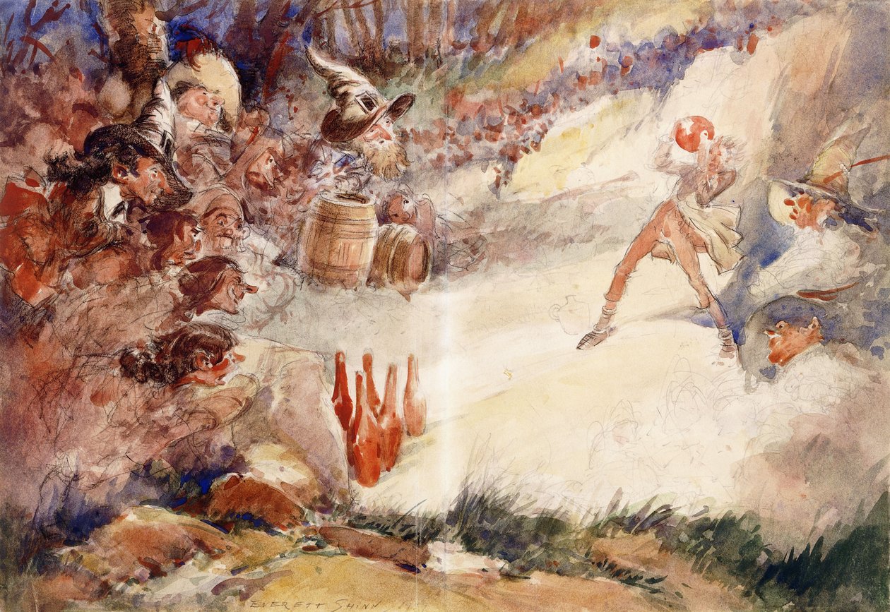 Das Kegelspiel von Everett Shinn