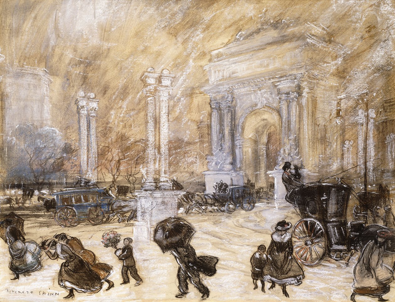 Der Dewey-Bogen, Madison Square von Everett Shinn