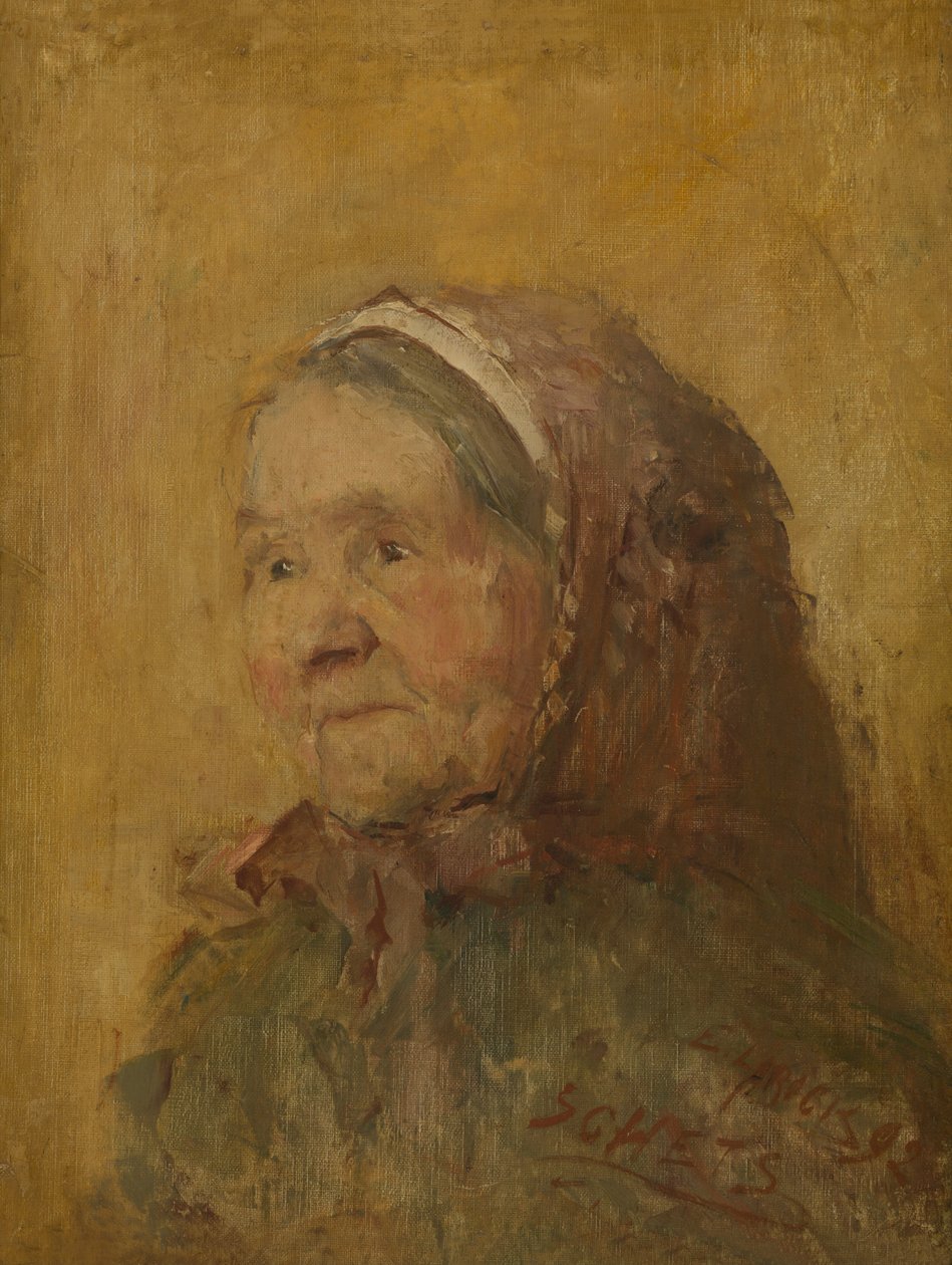 Alte Frau von Evert Larock