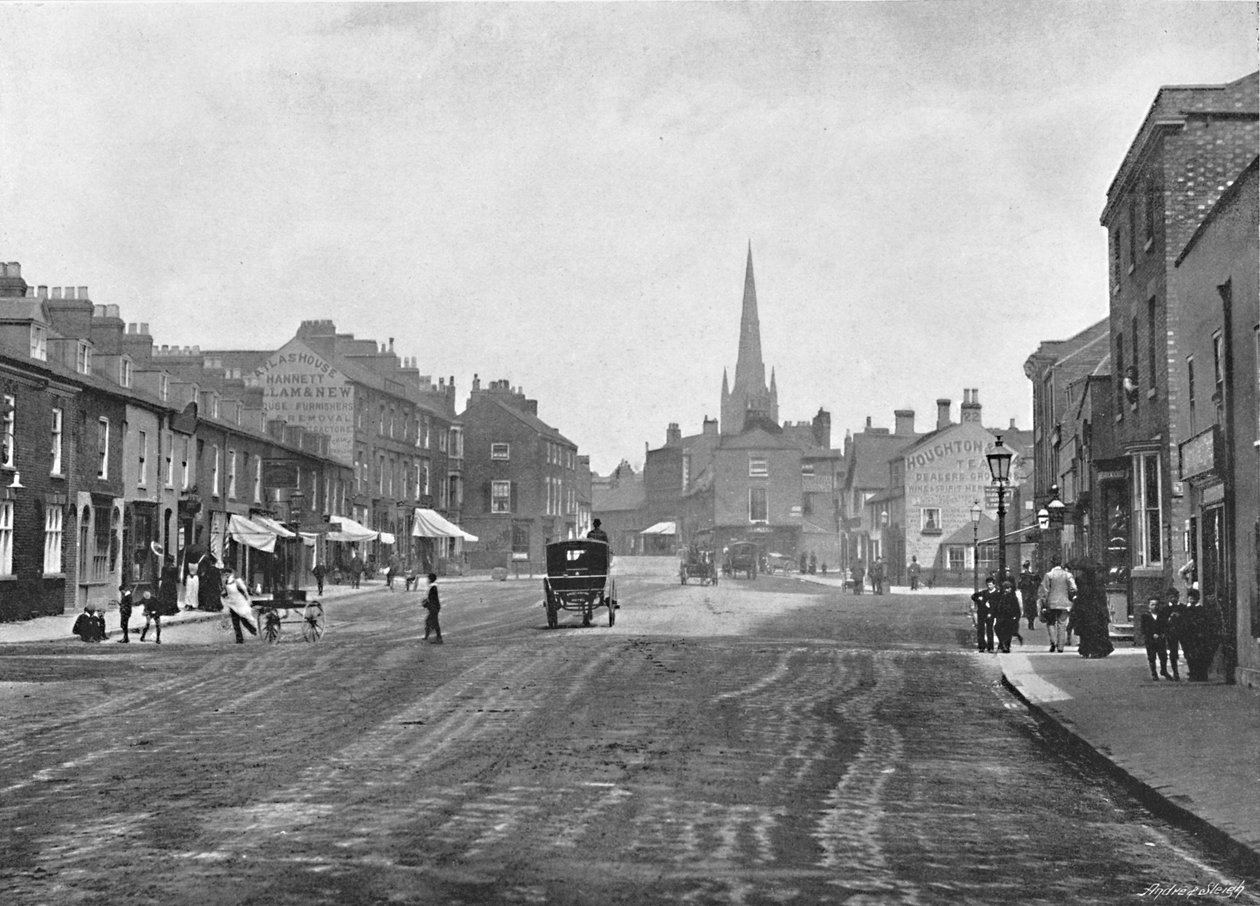 Westgate, Grantham, um 1896 von Eyre and Spottiswoode