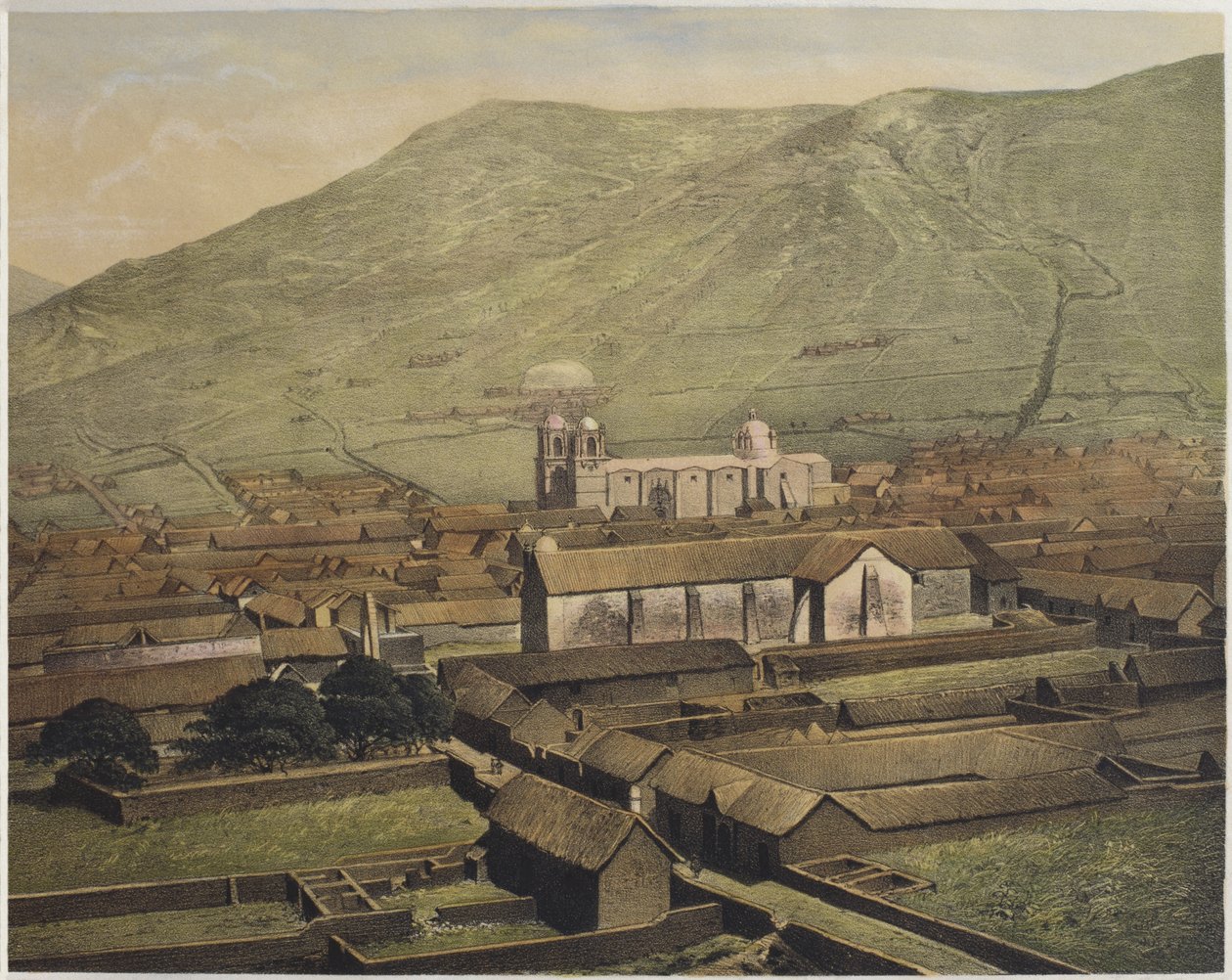 Gesamtansicht von Puno, Illustration aus 