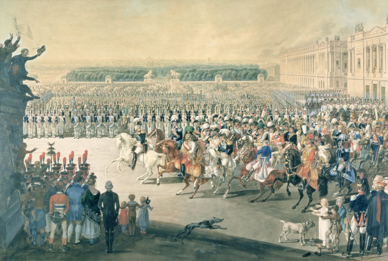 Einmarsch der alliierten Truppen in Paris, 1815 von F. Malek