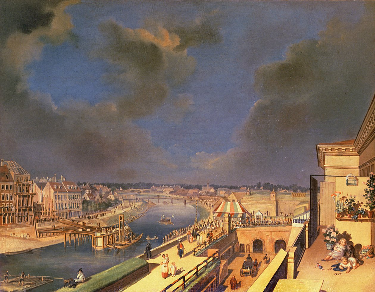 Ansicht von Wien, 1819 von F. de Maleck