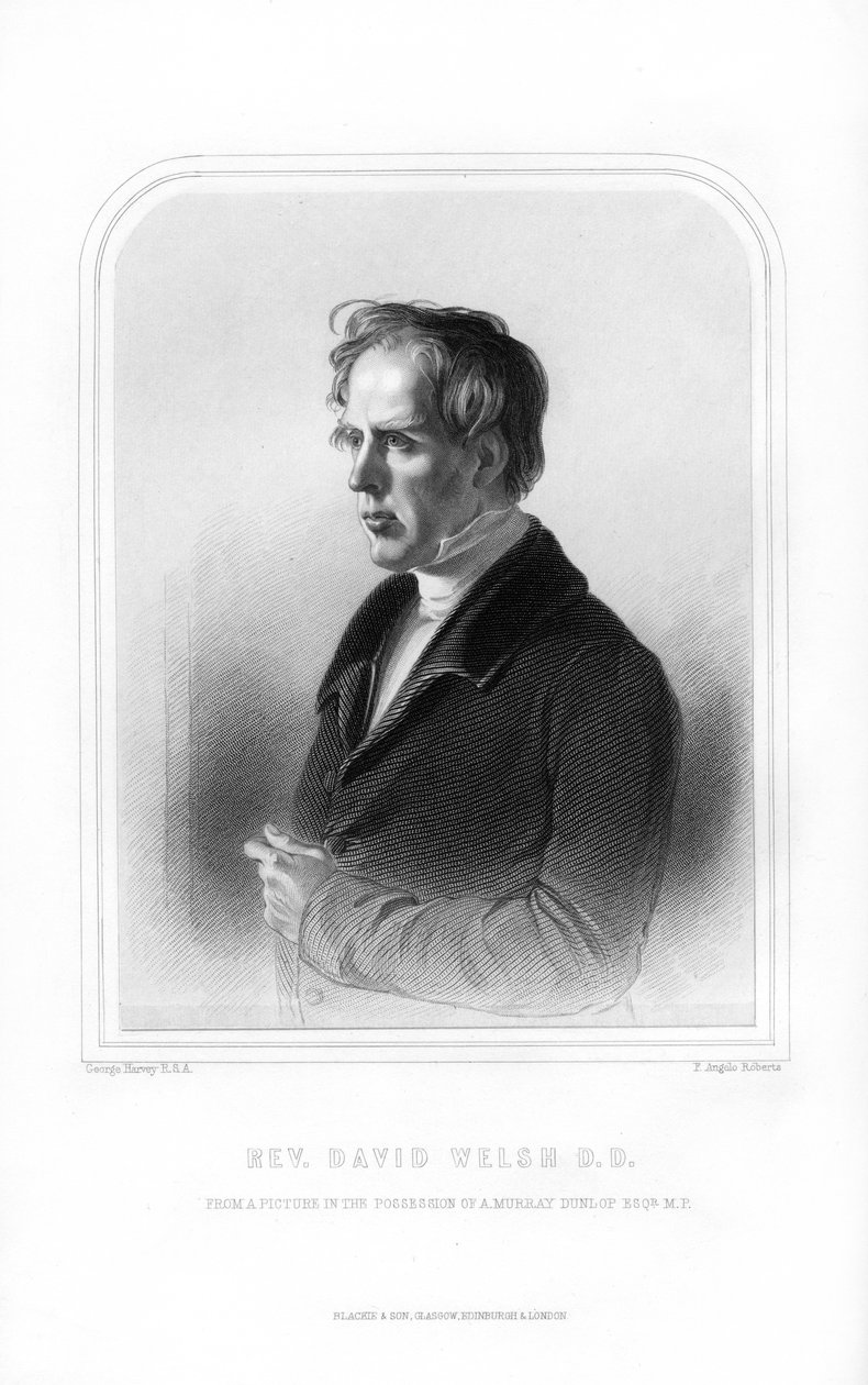 David Welsh, schottischer Geistlicher und Akademiker, 1870 von FA Roberts