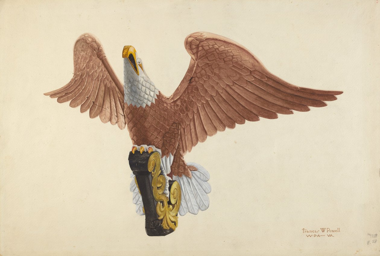 Adler-Galionsfigur von F.W. Powell