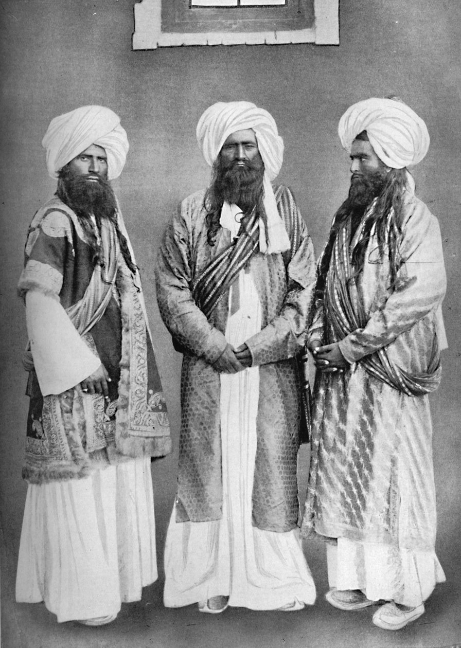 Drei Balochi-Häuptlinge, 1902 von F. Bremner
