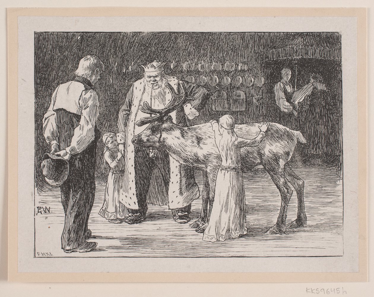 Illustration zu "Herreper" von F. Hendriksen