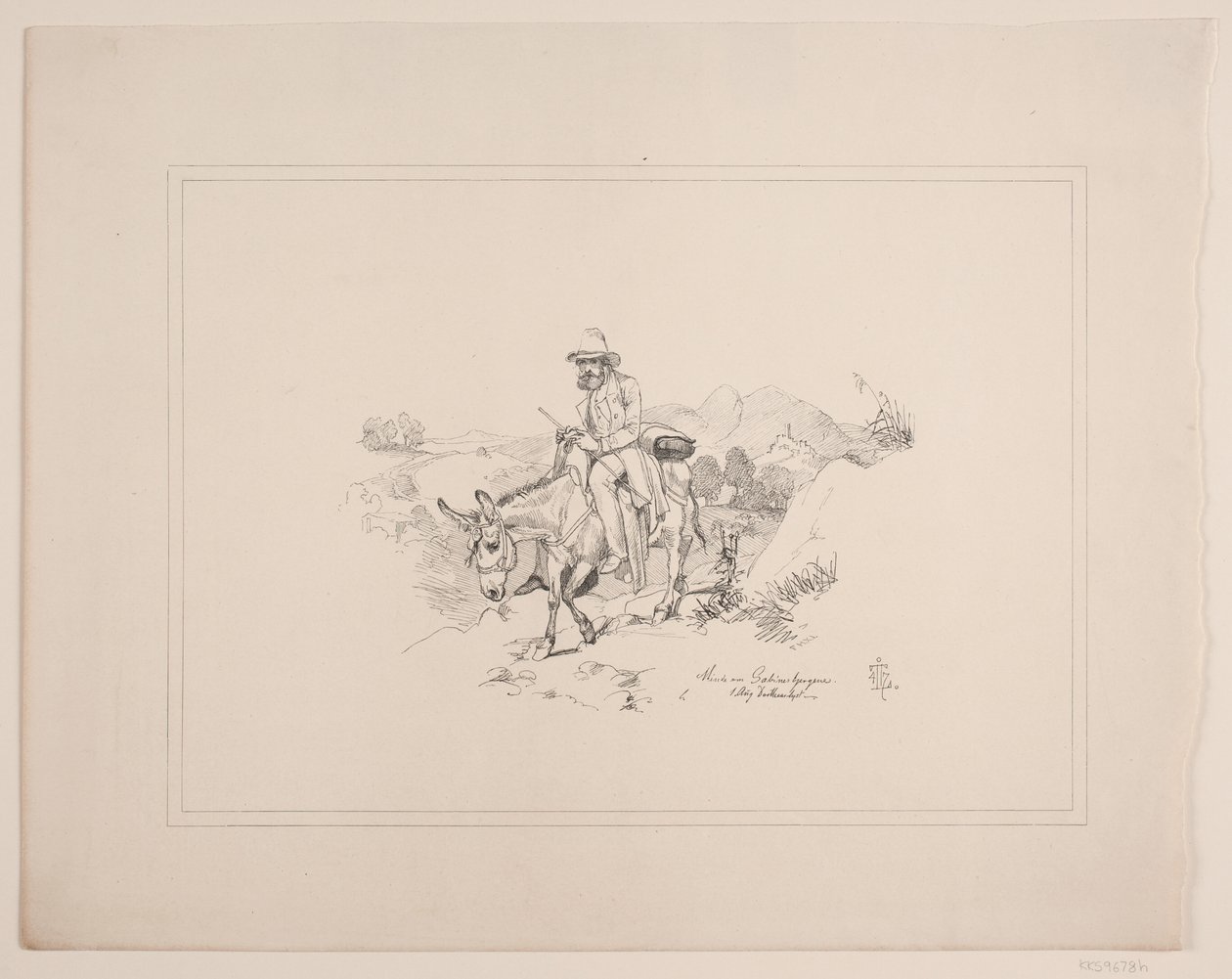 Erinnerung an die Sabinerberge von F. Hendriksen