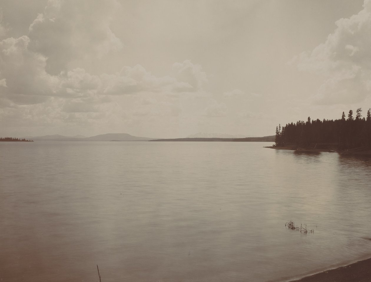 Yellowstone-See, 1880er Jahre von F. Jay Haynes