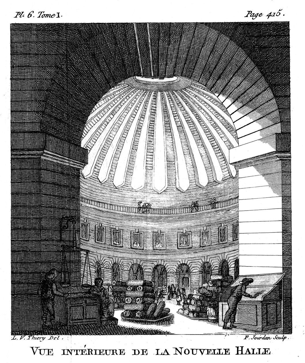 Les Halles, Paris von F. Jourdan