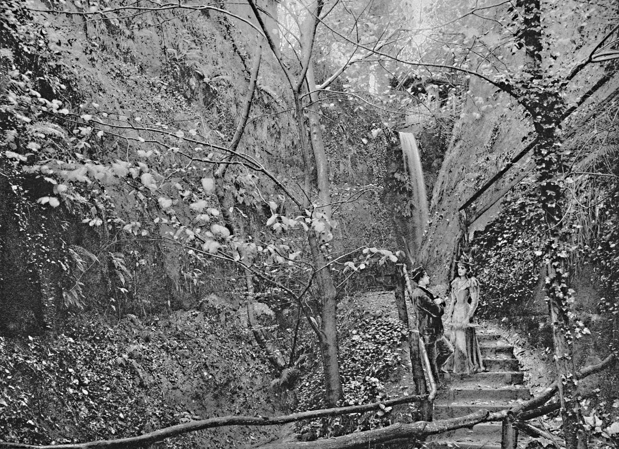 Shanklin Chine, um 1896 von F. N. Broderick