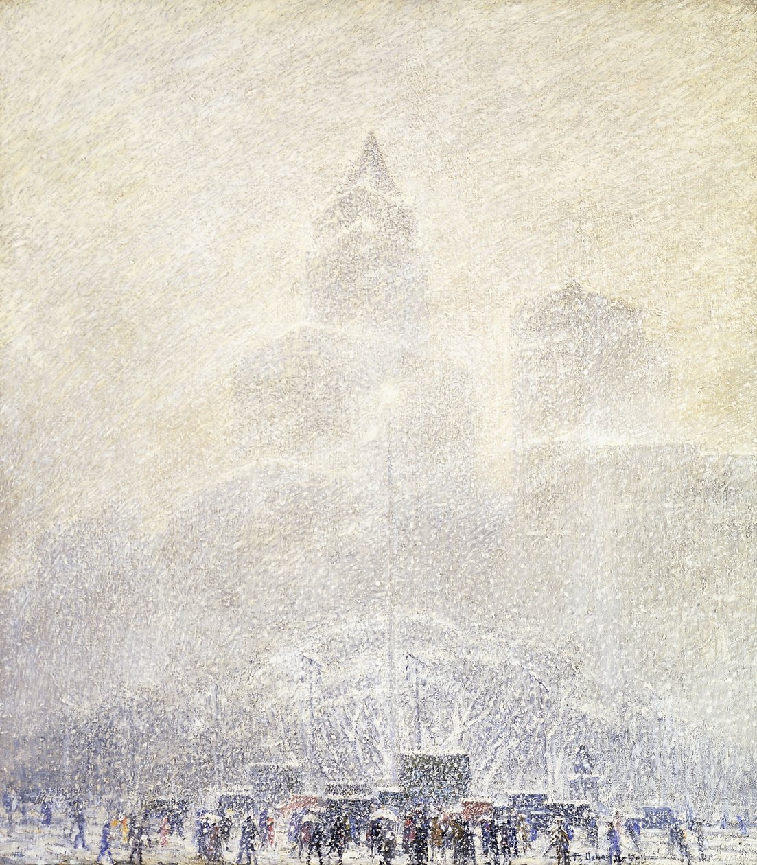 Ewiges Licht, Madison Square, Winter von F. Usher de Voll