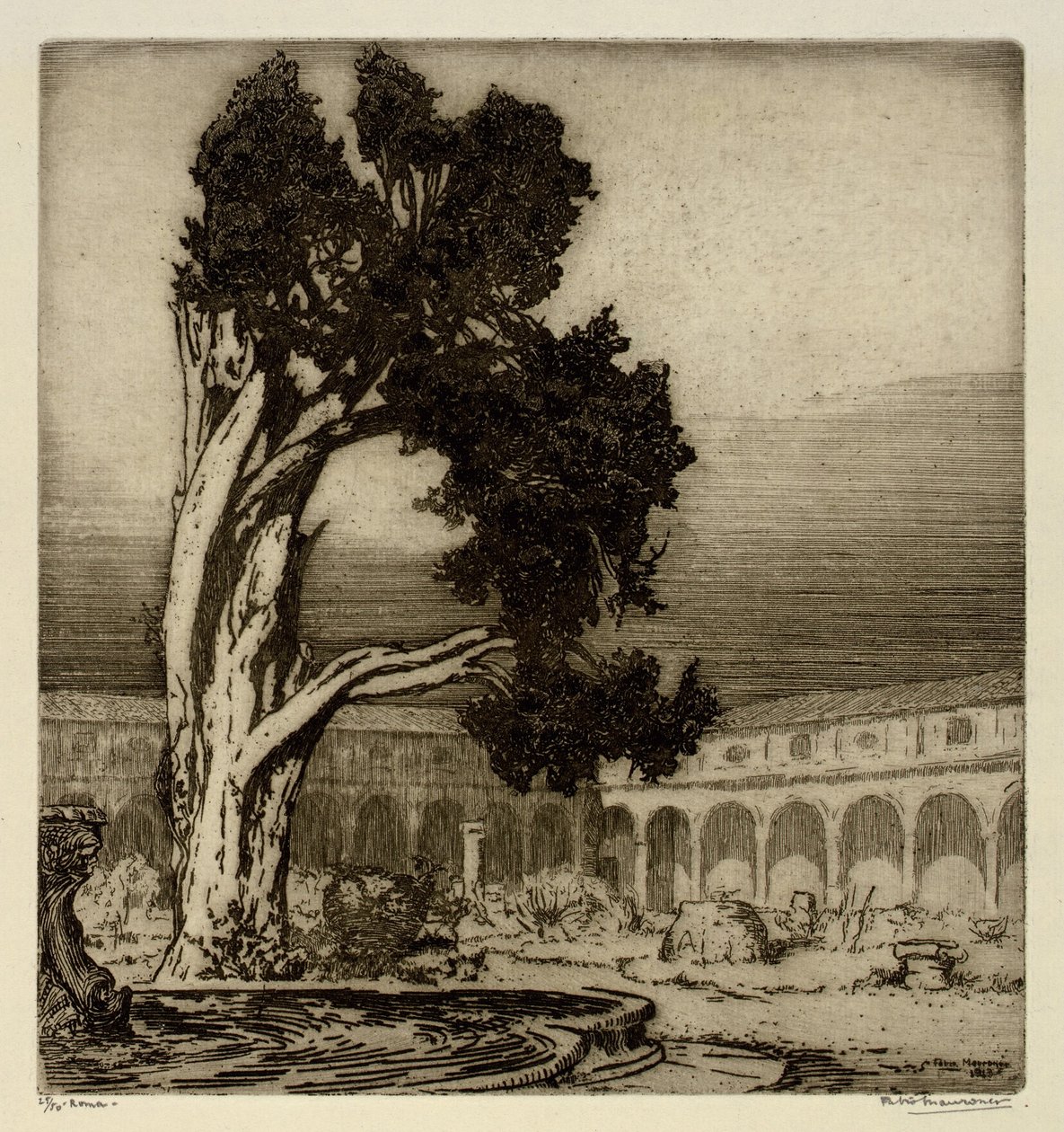 Die Zypresse von Michelangelo, Rom von Fabio Mauroner