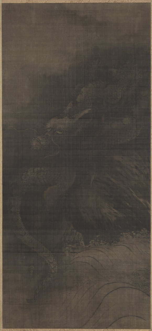 Drache, Tiger, ca. 1250-1279 von Fachang Muqi