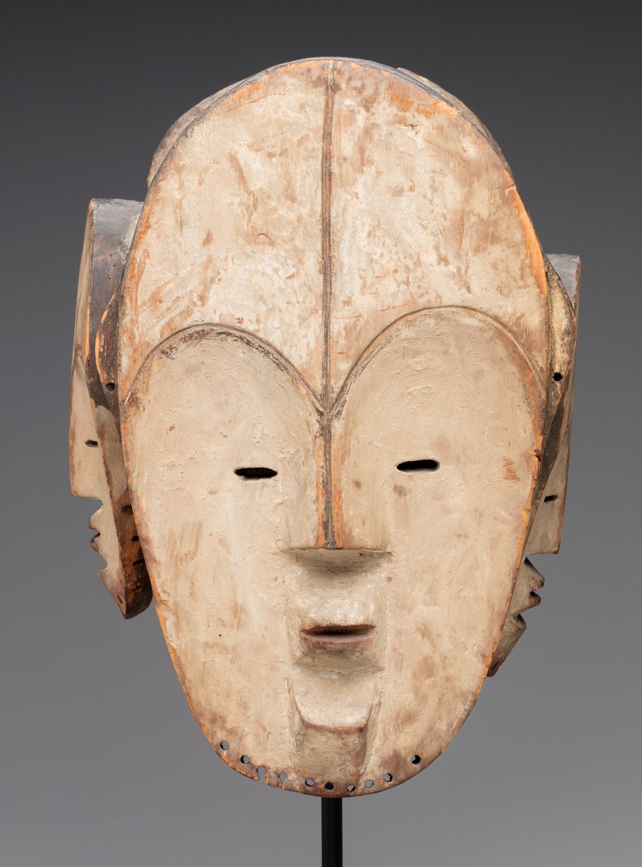 Maske (Holz, Kaolin) von Fang Culture