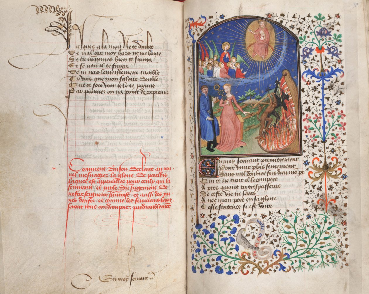 Der Weg der Armut oder des Reichtums, ca. 1425-50 von Fastolf Master