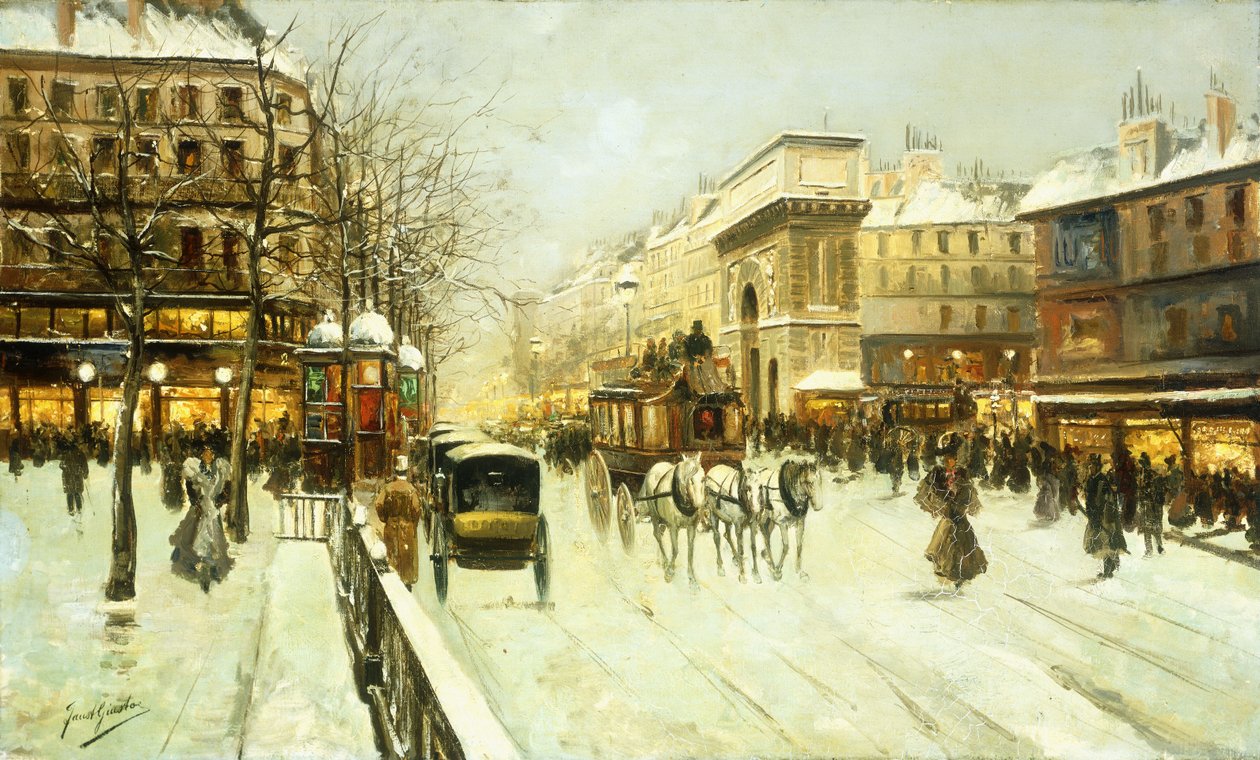 Pariser Straßenszene von Fausto Giusto