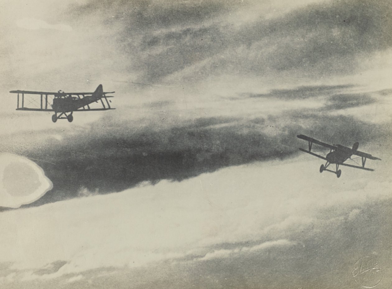 [Zwei Flugzeuge] von Fedele Azari