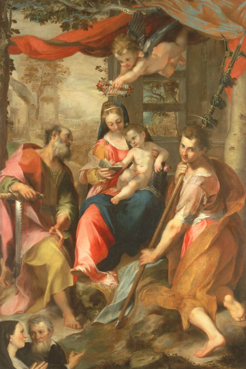Madonna von San Simone mit St. Simon von Federico Barocci
