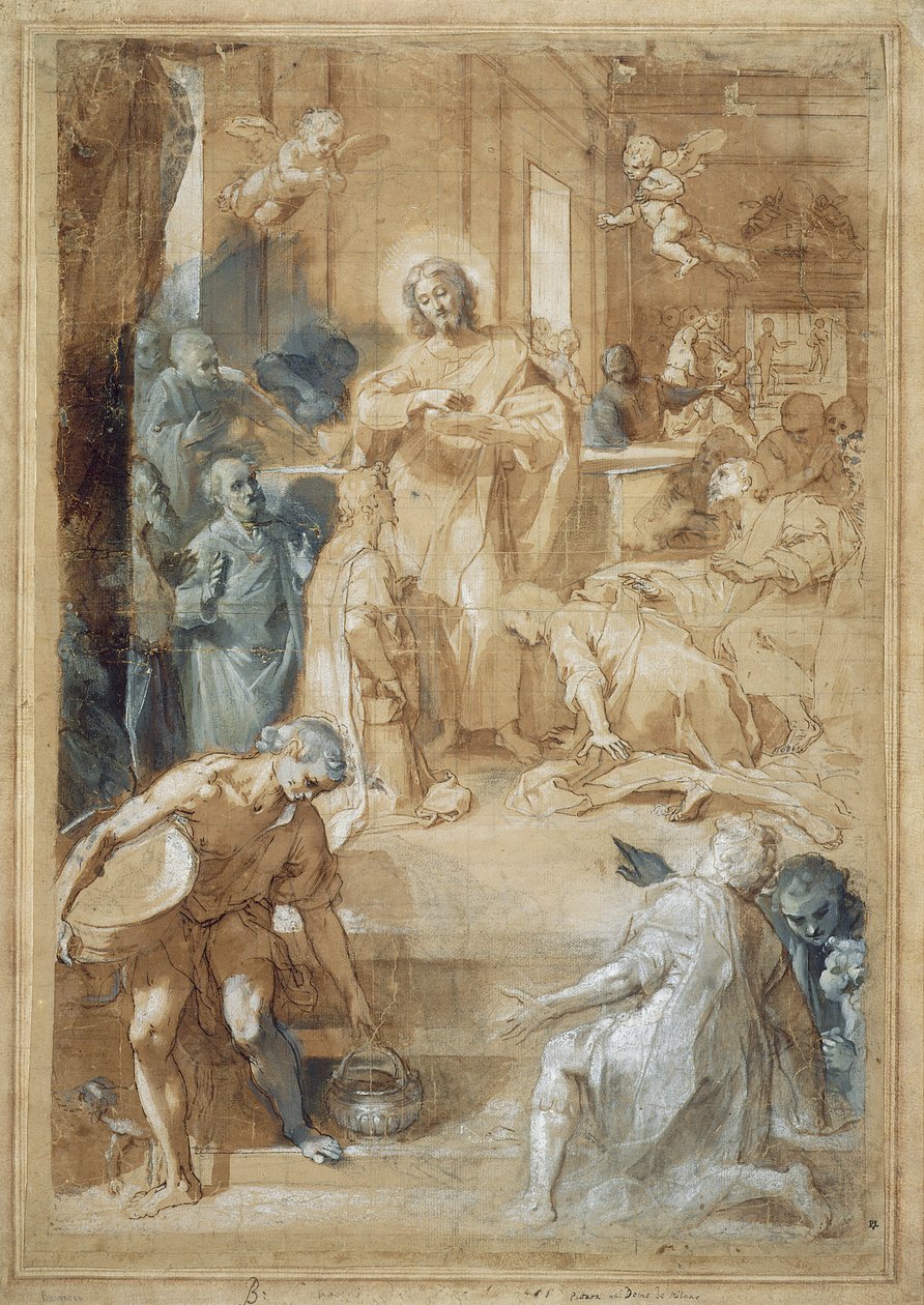 Die Einsetzung der Eucharistie, um 1603 von Federico Barocci