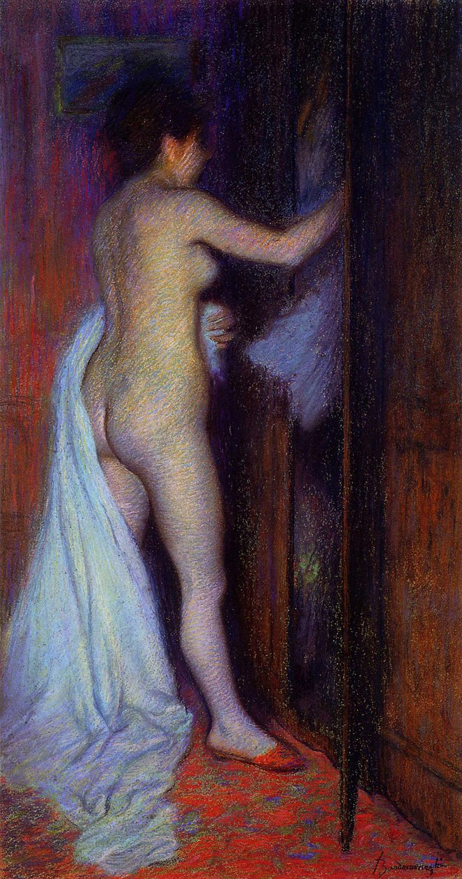Die Toilette nach dem Bad von Federigo Zandomeneghi