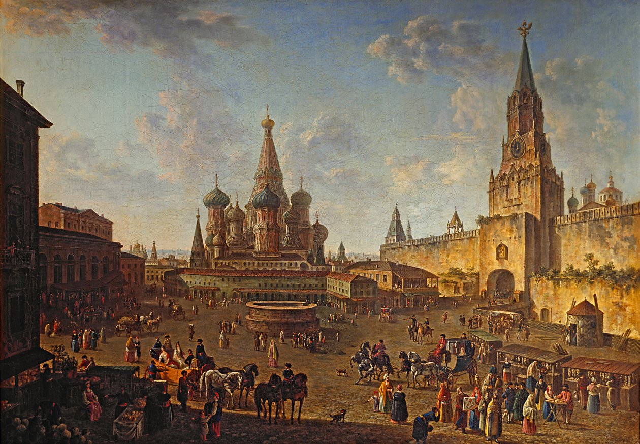 Roter Platz in Moskau von Fedor Alekseyev