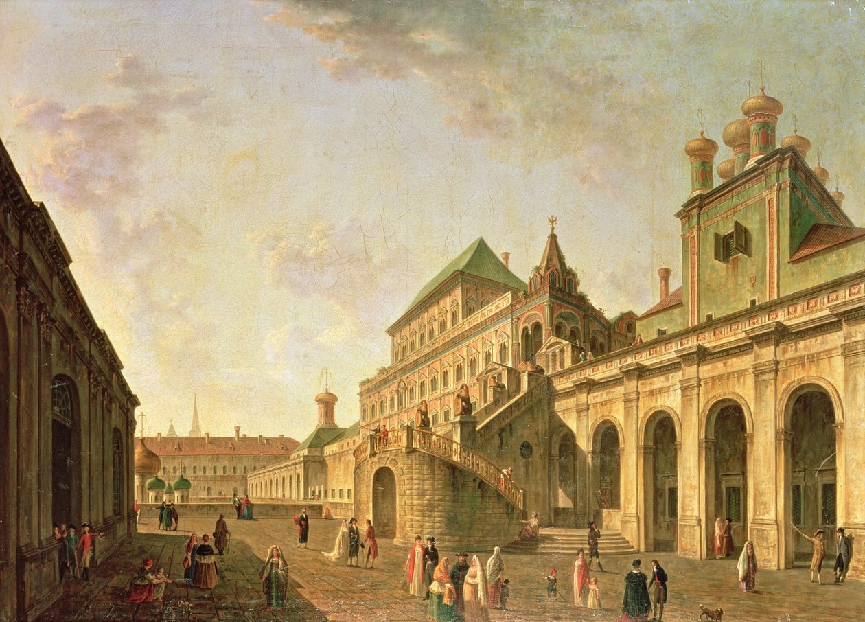Der Grund des Bojaren im Moskauer Kreml, 1801 von Fedor Yakovlevich Alekseev