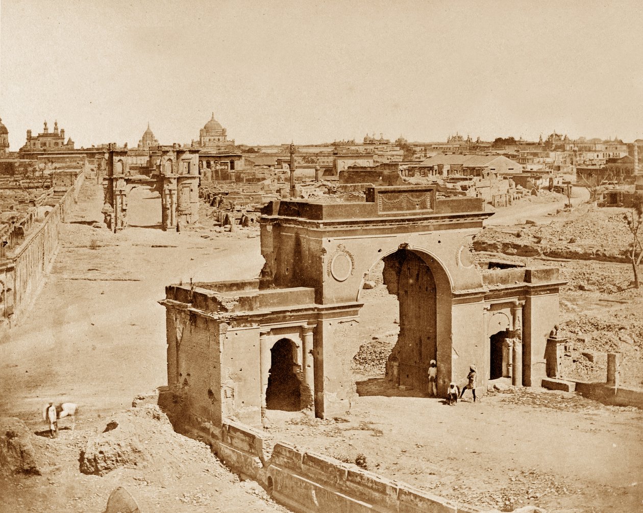Das Bailee Guard Tor, Lucknow von Felice Beato