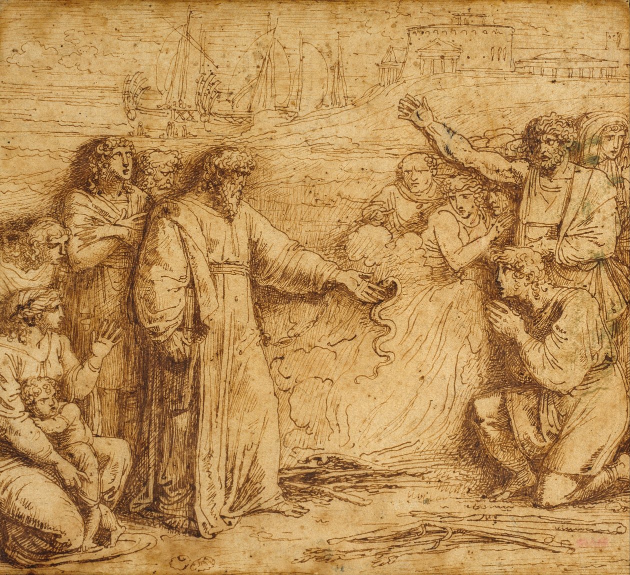 Wunder des Heiligen Paulus von Felice Giani