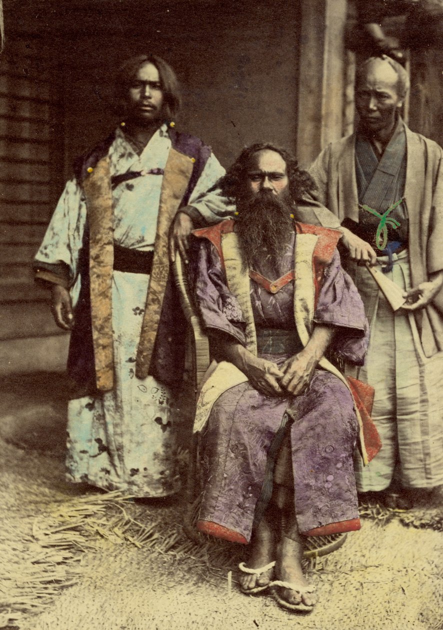 Ainu-Häuptlinge von Felice Beato