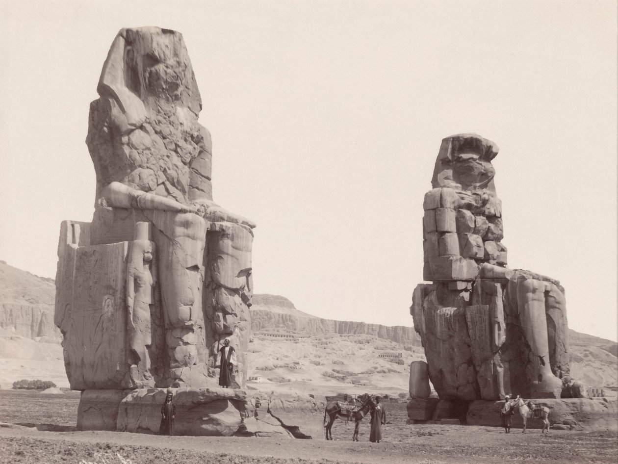 Koloss von Memnon von Felice Beato