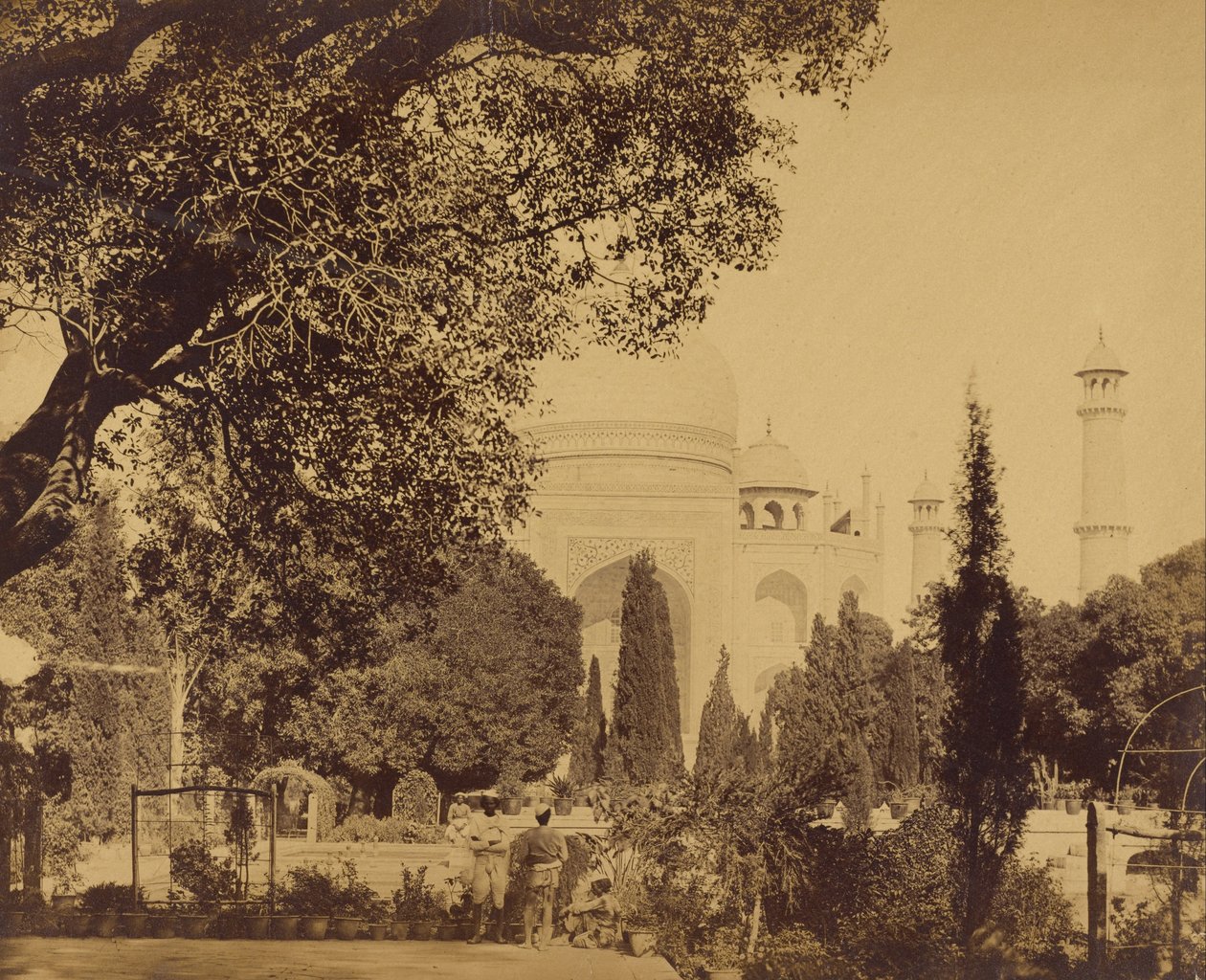 Taj Mahal von Felice Beato
