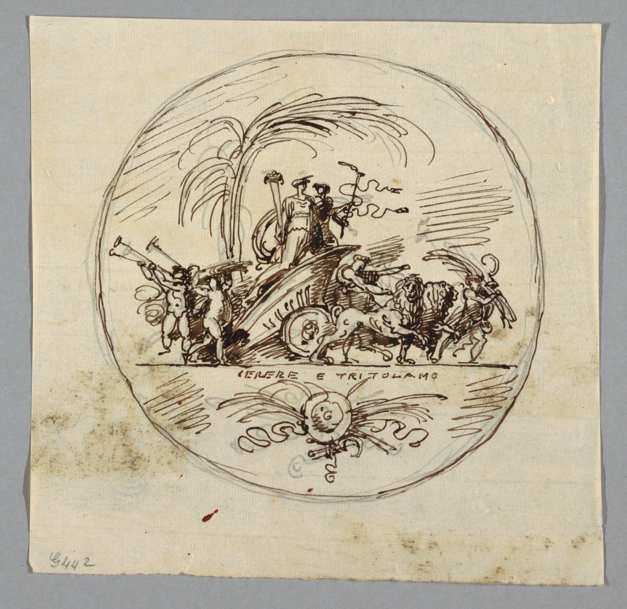 Ceres und Triptolemus von Felice Giani
