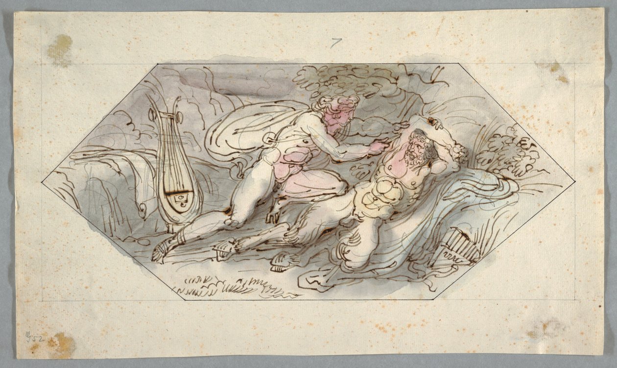 Apollo häutet Marsyas, 1796–1798 von Felice Giani