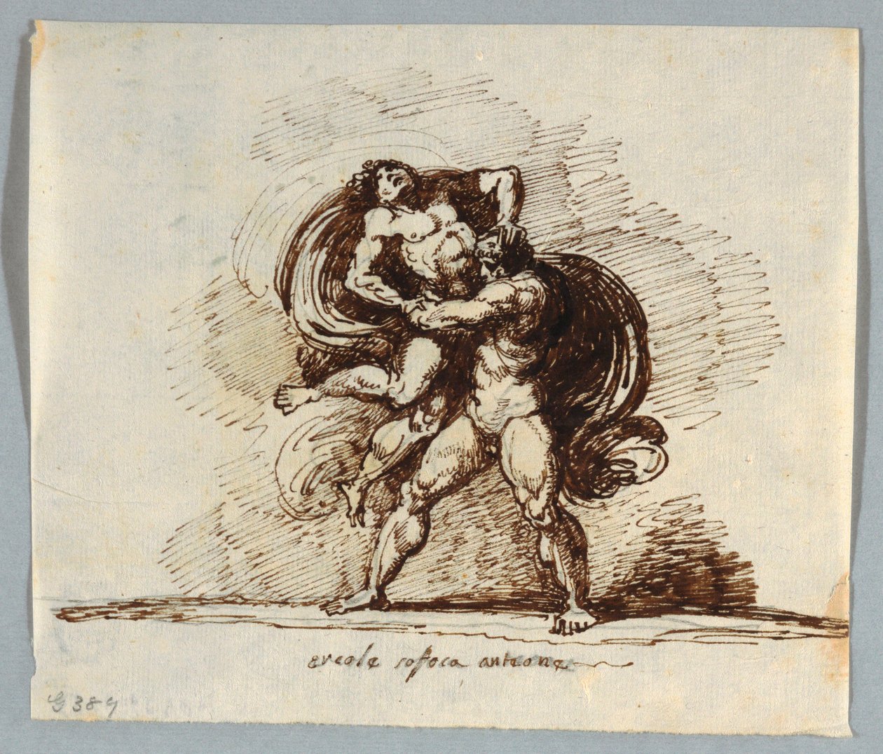 Herkules und Antäus von Felice Giani