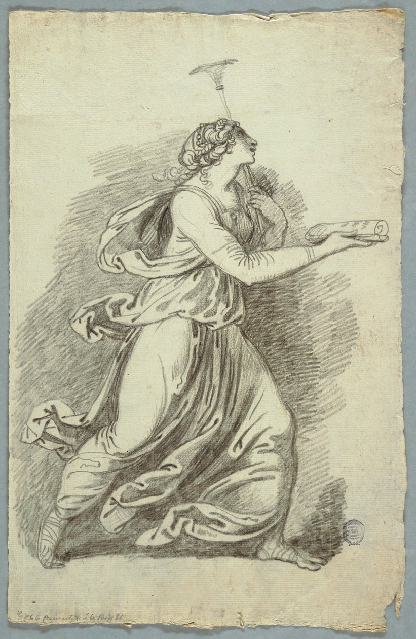 Polyhymnia, Muse der Beredsamkeit von Felice Giani