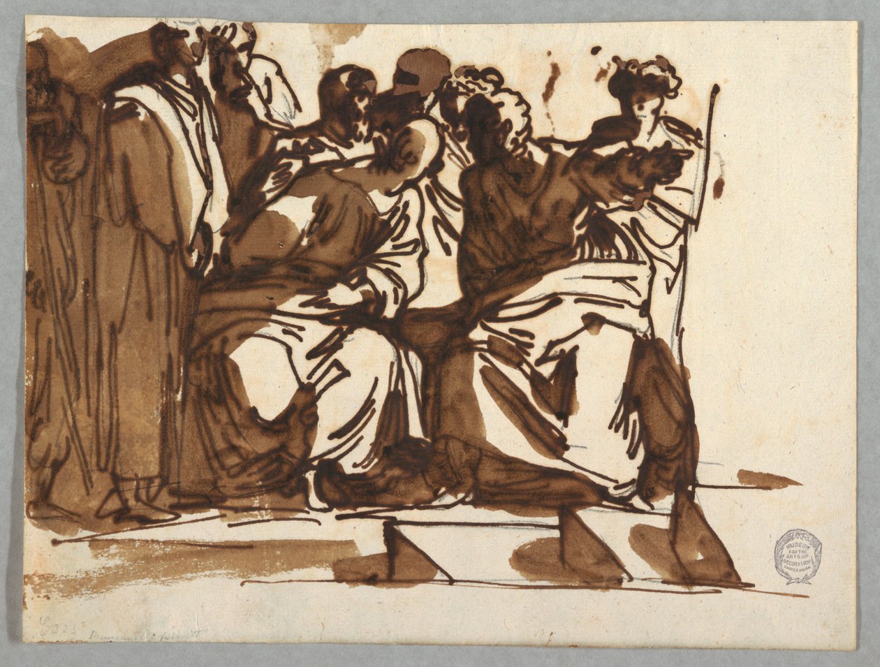 Sankt Paulus predigt, nach Raphael von Felice Giani
