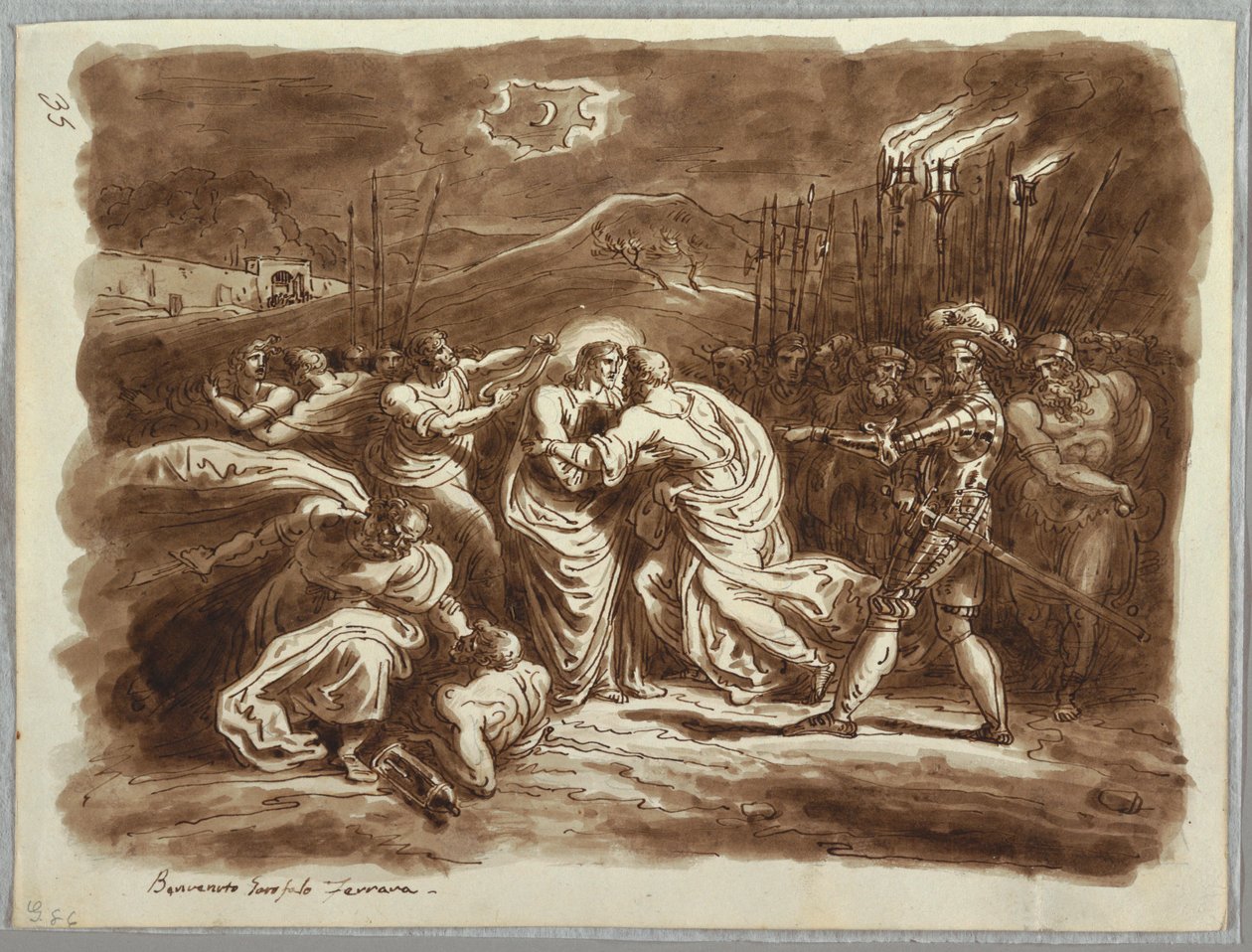 Der Verrat Christi von Felice Giani