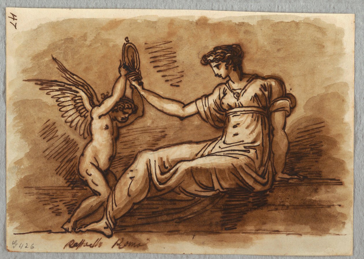 Venus und Amor von Felice Giani