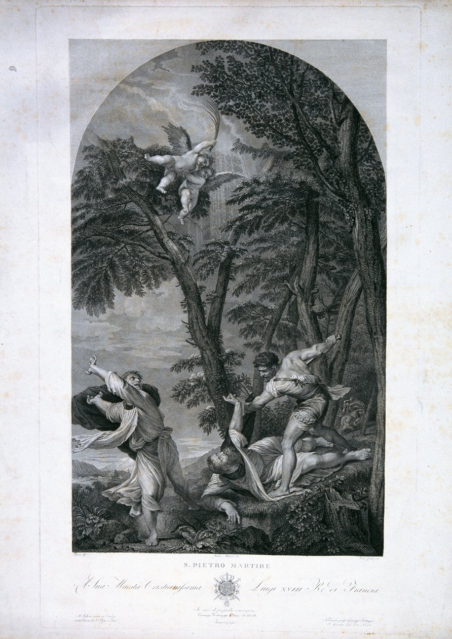 "S. Pietro Martire" nach Tizian von Felice Zuliani