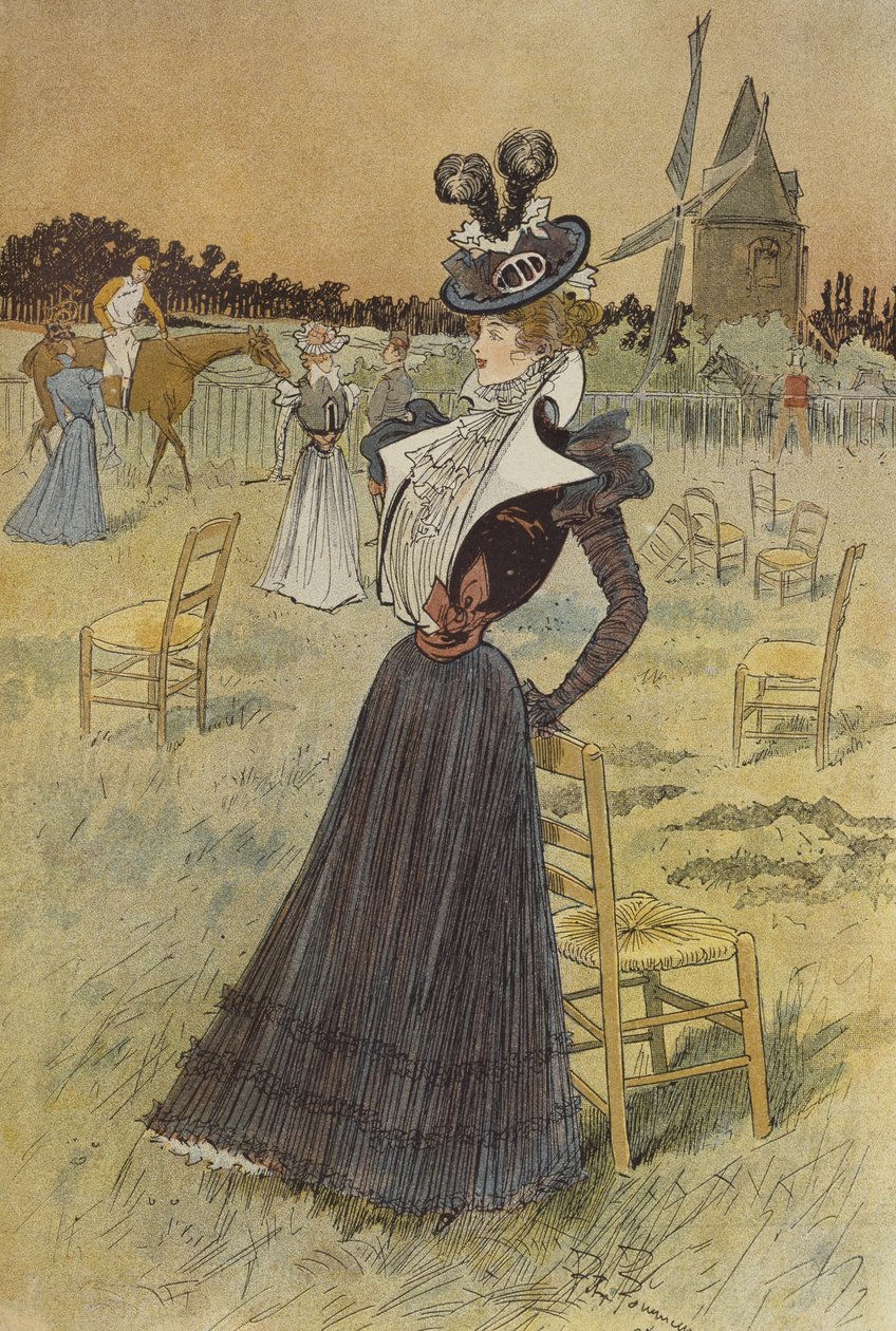 Modeplatte, in Longchamp, Illustration aus 