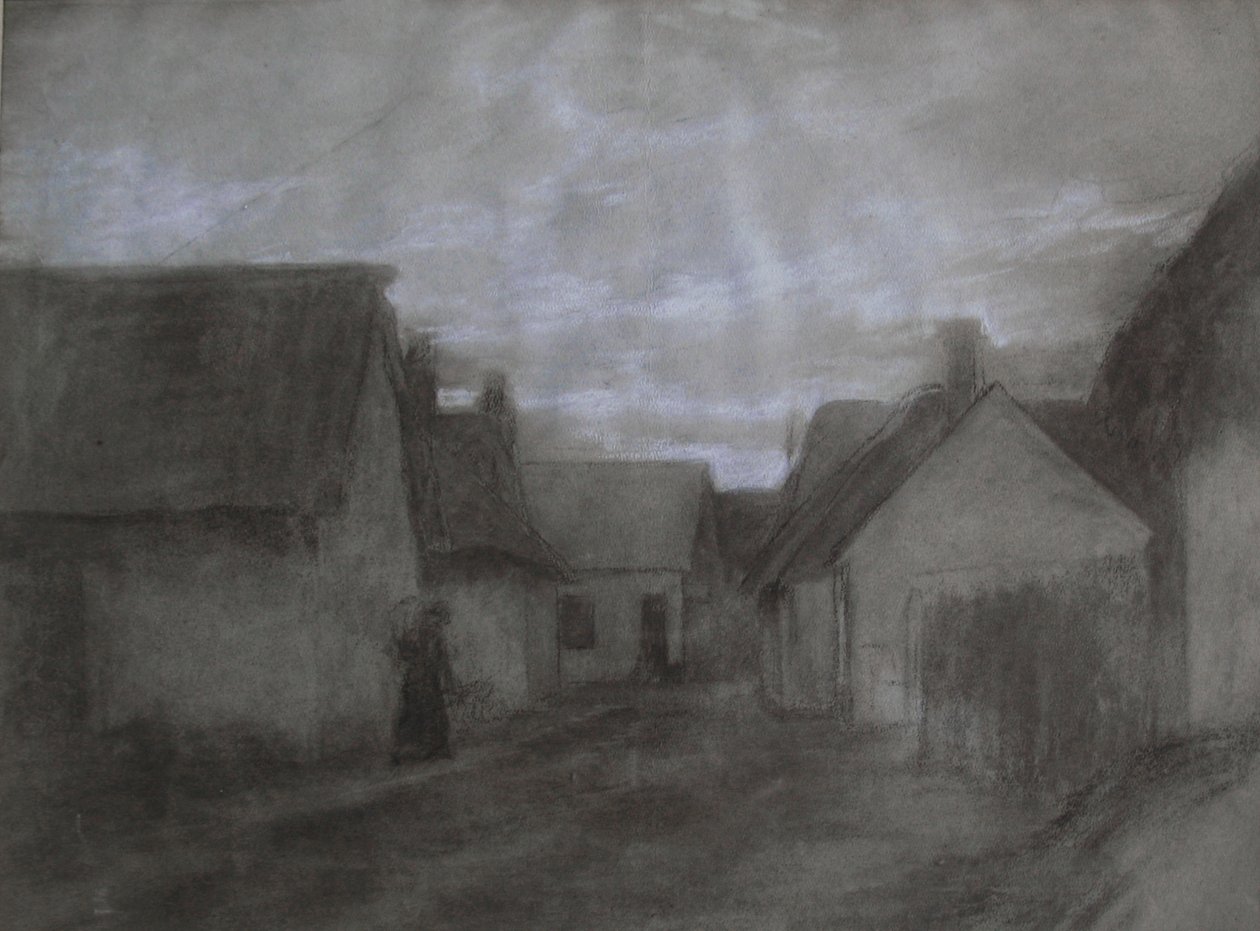 Hütte in der Normandie von Felix Resurreccion Hidalgo