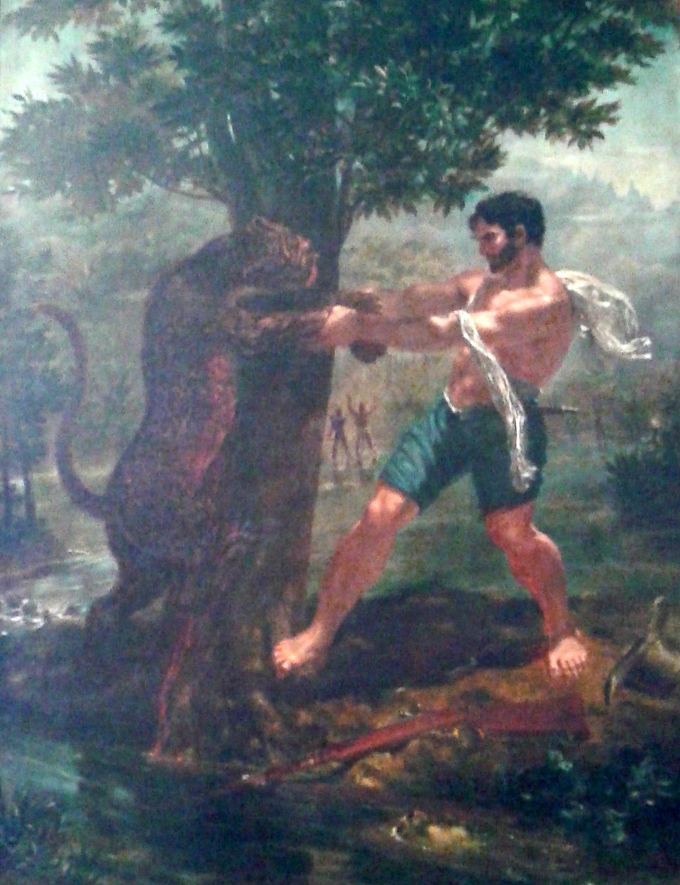 Der Jäger und der Jaguar von Felix Taunay, Baron of Taunay